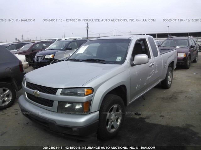 1GCESCF96C8114372 - 2012 CHEVROLET COLORADO LT SILVER photo 2