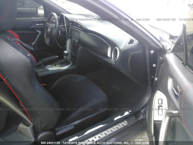 JF1ZNAA10D2700591 - 2013 TOYOTA SCION FR-S GRAY photo 5