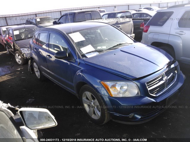 1B3CB3HAXAD587907 - 2010 DODGE CALIBER MAINSTREET BLUE photo 1