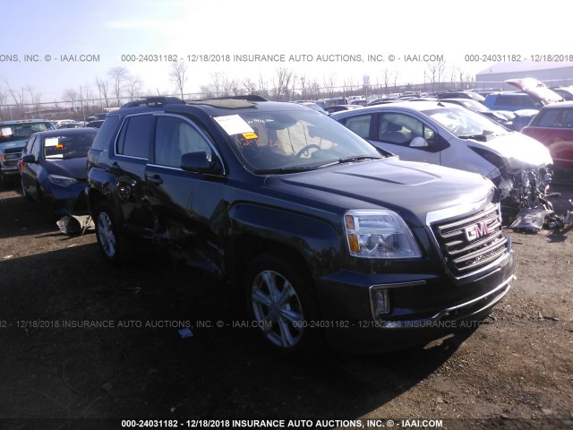 2GKALNEK9H6176913 - 2017 GMC TERRAIN SLE BLACK photo 1