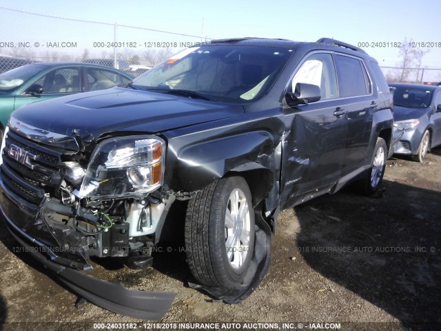 2GKALNEK9H6176913 - 2017 GMC TERRAIN SLE BLACK photo 2