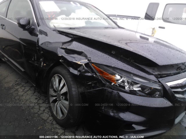 1HGCS1B84CA004195 - 2012 HONDA ACCORD EXL BLACK photo 6