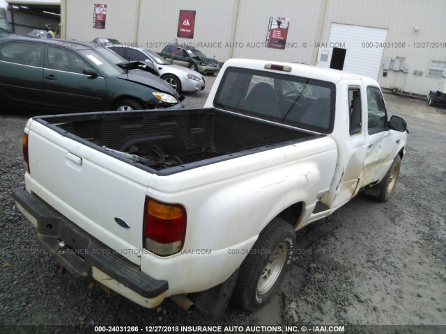 1FTYR14V6XPB35702 - 1999 FORD RANGER WHITE photo 4