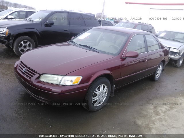 4T1BG22K4XU569771 - 1999 TOYOTA CAMRY CE/LE/XLE MAROON photo 2