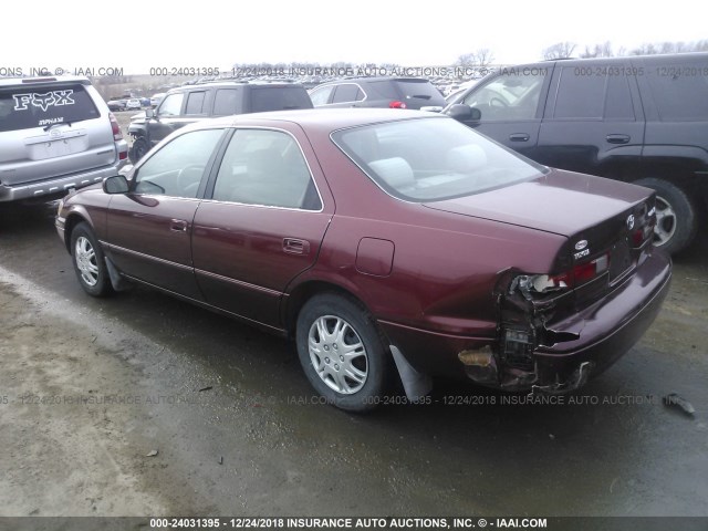 4T1BG22K4XU569771 - 1999 TOYOTA CAMRY CE/LE/XLE MAROON photo 3