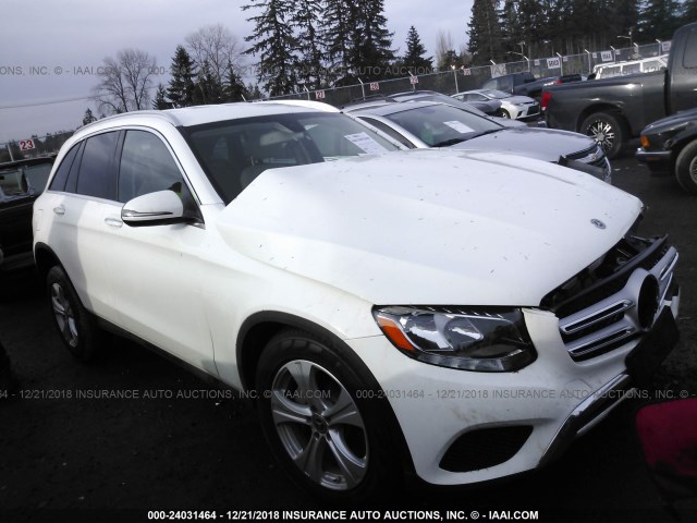 WDC0G4KB2JV092101 - 2018 MERCEDES-BENZ GLC 300 4MATIC WHITE photo 1