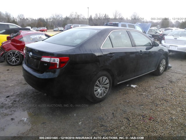 4T1BF1FK8EU428321 - 2014 TOYOTA CAMRY L/SE/LE/XLE შავი ფოტო 4
