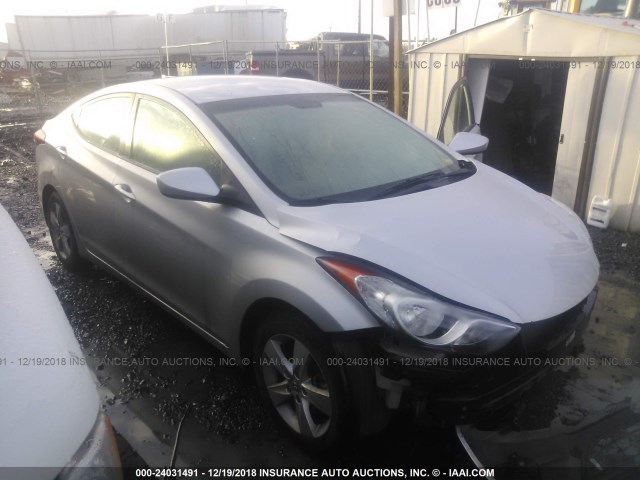 KMHDH4AE7DU605302 - 2013 HYUNDAI ELANTRA GLS/LIMITED SILVER photo 1