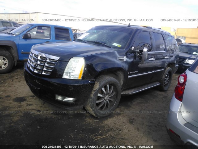 1GYFK63877R147537 - 2007 CADILLAC ESCALADE LUXURY BLACK photo 2