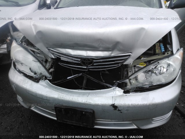 4T1BE32K86U109961 - 2006 TOYOTA CAMRY LE/XLE/SE SILVER photo 6