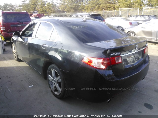 JH4CU2F66CC025205 - 2012 ACURA TSX TECH BLACK photo 3