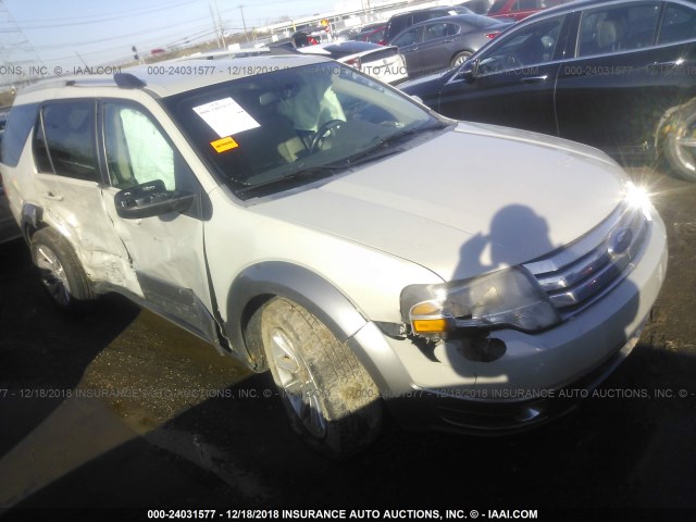 1FMDK02W98GA11137 - 2008 FORD TAURUS X SEL SILVER photo 1