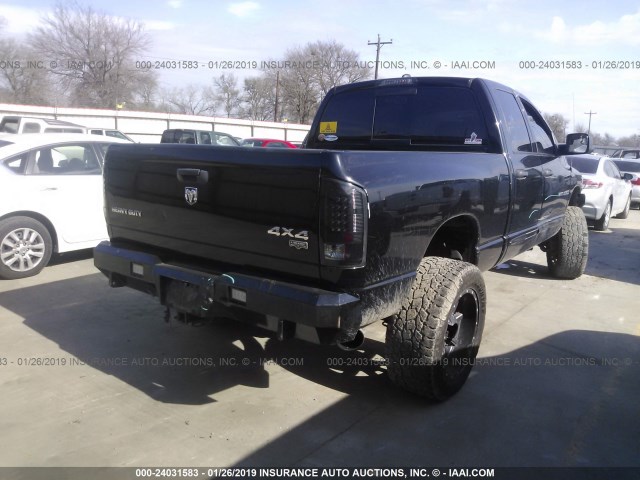 3D7KS28C85G809509 - 2005 DODGE RAM 2500 ST/SLT BLACK photo 4