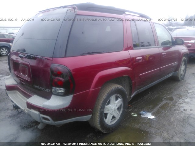 1GNET16S636176488 - 2003 CHEVROLET TRAILBLAZER EXT MAROON photo 4