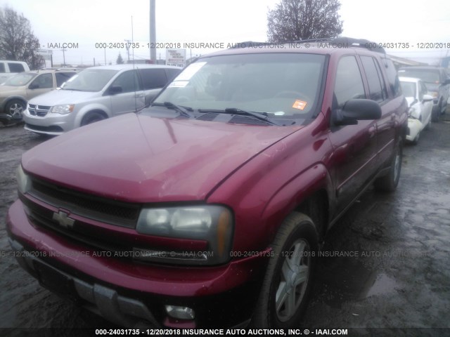 1GNET16S636176488 - 2003 CHEVROLET TRAILBLAZER EXT MAROON photo 6