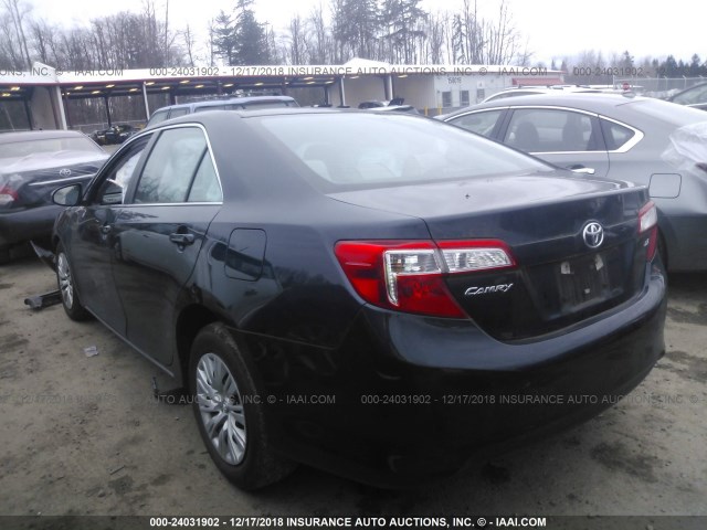 4T4BF1FK9ER372671 - 2014 TOYOTA CAMRY L/SE/LE/XLE 黑色 照片 3