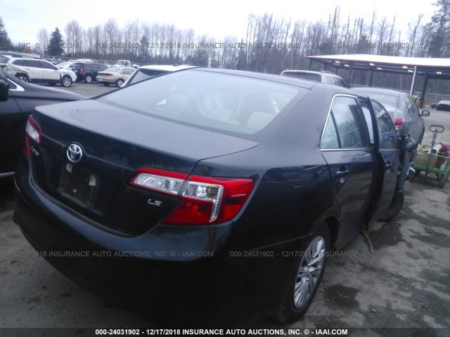 4T4BF1FK9ER372671 - 2014 TOYOTA CAMRY L/SE/LE/XLE 黑色 照片 4