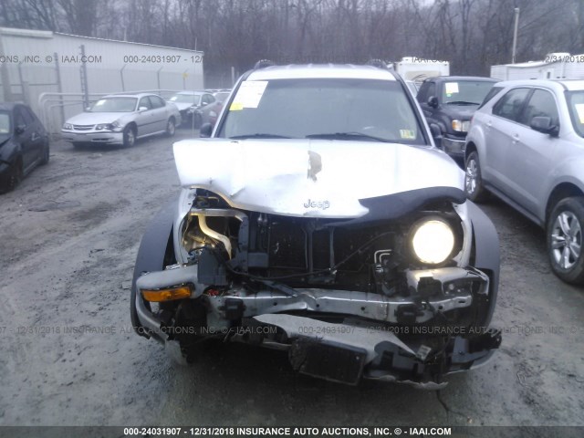 1J4GL48K23W648423 - 2003 JEEP LIBERTY SPORT/FREEDOM SILVER photo 6