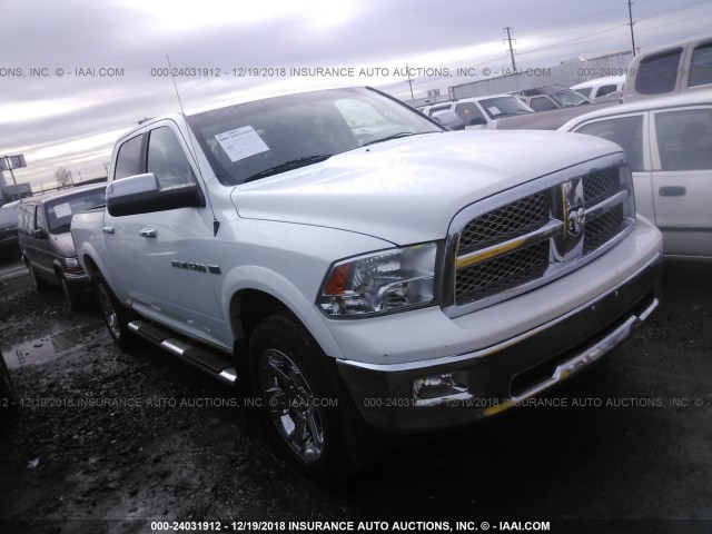 1C6RD7NT9CS300014 - 2012 DODGE RAM 1500 LARAMIE WHITE photo 1