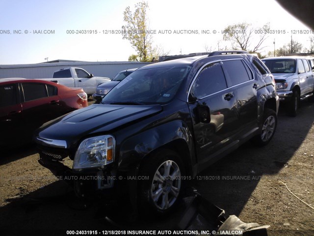 2GKFLNE36H6280483 - 2017 GMC TERRAIN SLE GRAY photo 2