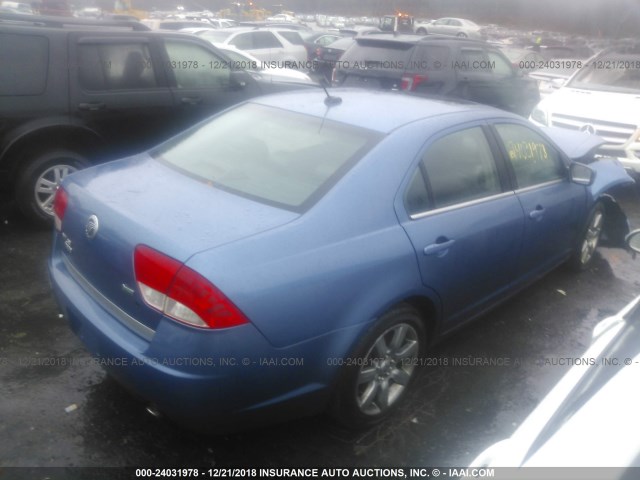 3MEHM0JG5AR658660 - 2010 MERCURY MILAN PREMIER BLUE photo 4