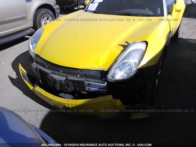 1G2MB35BX7Y128995 - 2007 PONTIAC SOLSTICE YELLOW photo 6