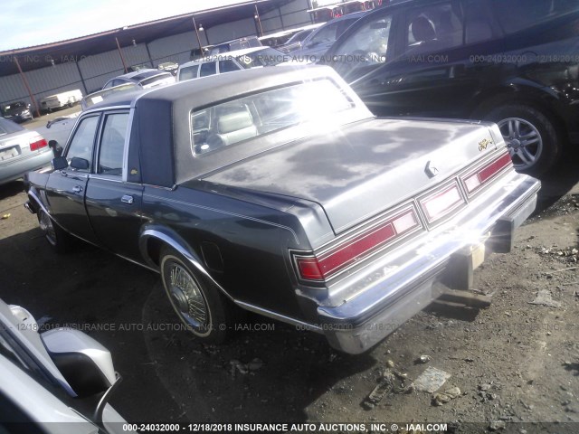 1C3BF66P6EX556086 - 1984 CHRYSLER FIFTH AVENUE  GRAY photo 3