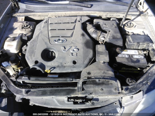 5NPET46F29H462995 - 2009 HYUNDAI SONATA GLS TAN photo 10