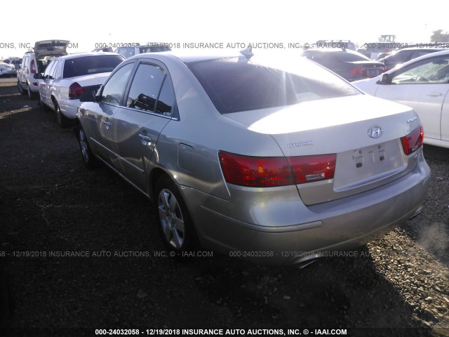 5NPET46F29H462995 - 2009 HYUNDAI SONATA GLS TAN photo 3