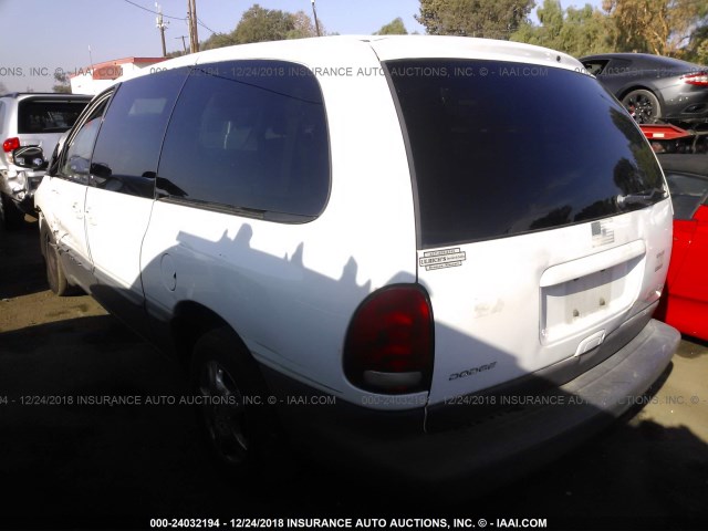 1B4GP54G1YB664240 - 2000 DODGE GRAND CARAVAN LE WHITE photo 3