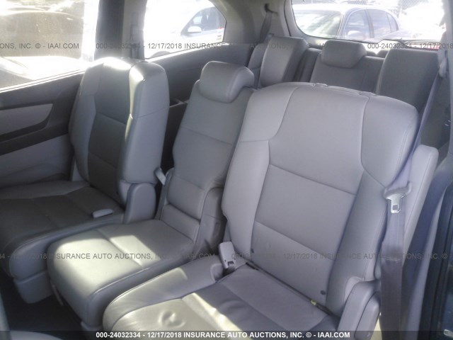 5FNRL5H65FB013597 - 2015 HONDA ODYSSEY EXL GRAY photo 8