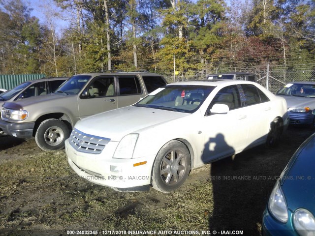 1G6DC67A860221688 - 2006 CADILLAC STS WHITE photo 2