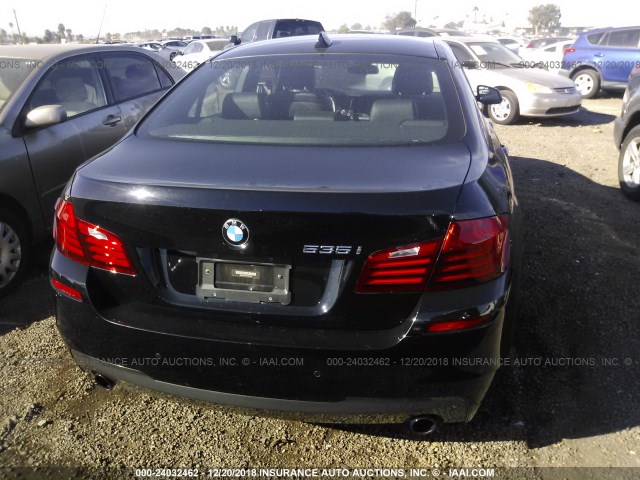 WBA5B1C51GG551307 - 2016 BMW 535 I BLACK photo 6