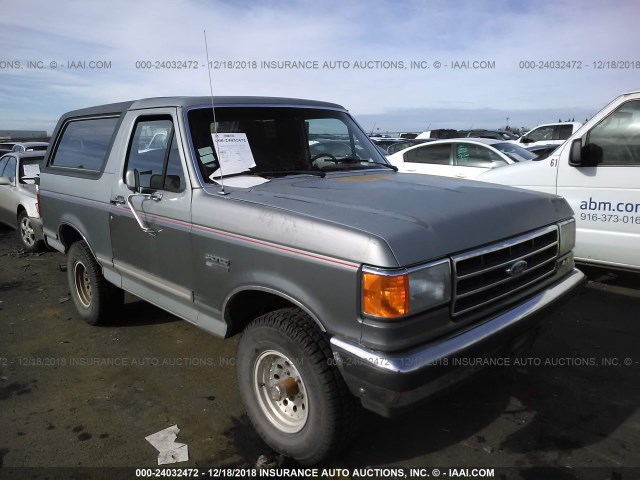 1FMEU15H7LLB07429 - 1990 FORD BRONCO U100 GRAY photo 1