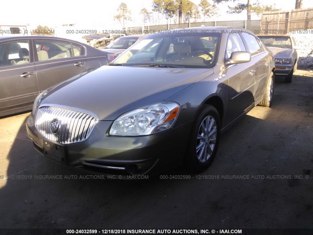 1G4HC5EM5AU122555 - 2010 BUICK LUCERNE CXL GRAY photo 2