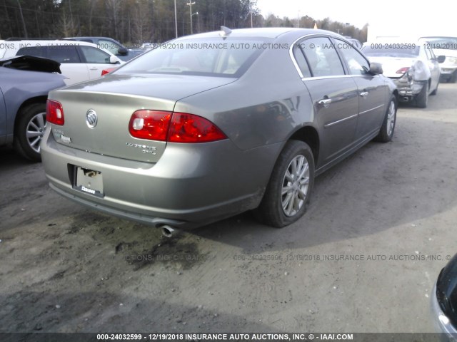 1G4HC5EM5AU122555 - 2010 BUICK LUCERNE CXL GRAY photo 4