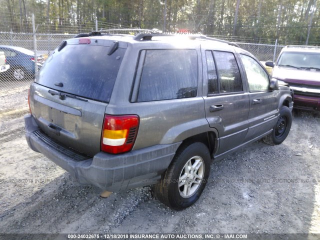 1J4GX48S14C197251 - 2004 JEEP GRAND CHEROKEE LAREDO/COLUMBIA/FREEDOM 灰色 照片 4