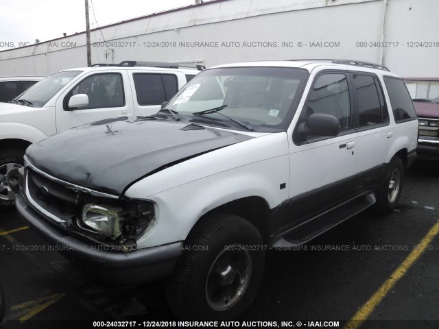 4M2DU55P6VUJ66347 - 1997 MERCURY MOUNTAINEER  WHITE photo 2