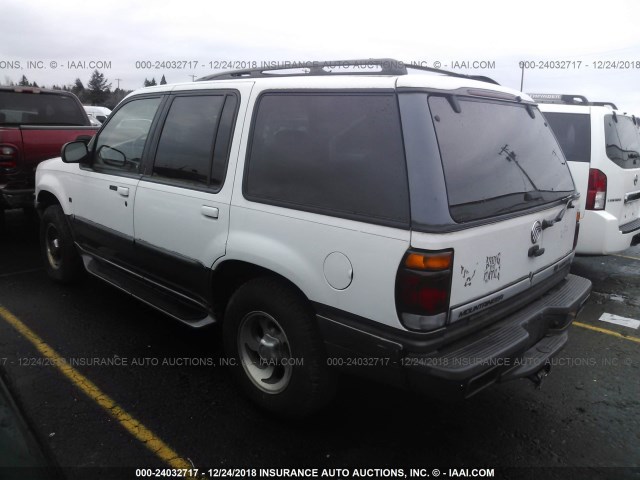 4M2DU55P6VUJ66347 - 1997 MERCURY MOUNTAINEER  WHITE photo 3