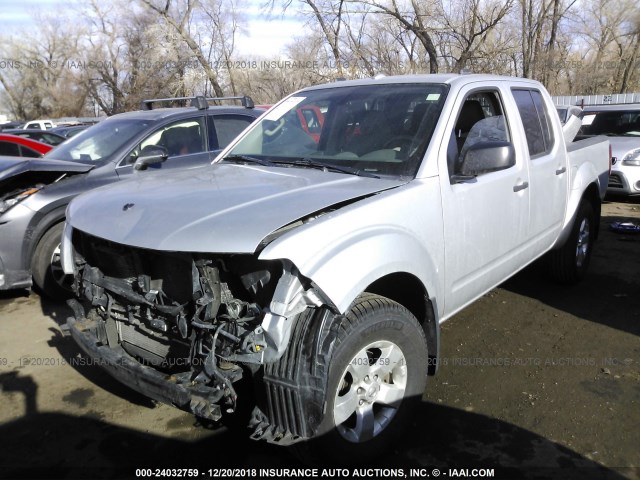 1N6AD0EV8CC476994 - 2012 NISSAN FRONTIER S/SV/SL/PRO-4X SILVER photo 2