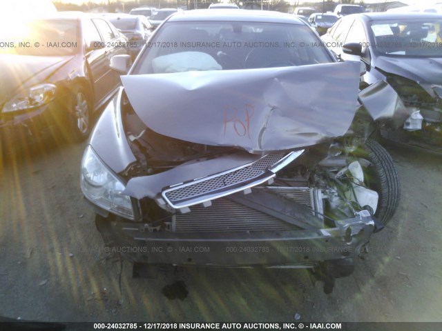 1G1ZE5EB2A4119610 - 2010 CHEVROLET MALIBU LTZ ნაცრისფერი ფოტო 6