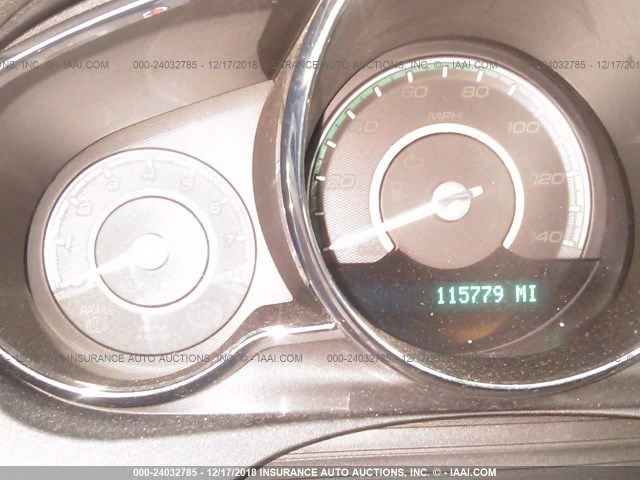 1G1ZE5EB2A4119610 - 2010 CHEVROLET MALIBU LTZ ნაცრისფერი ფოტო 7