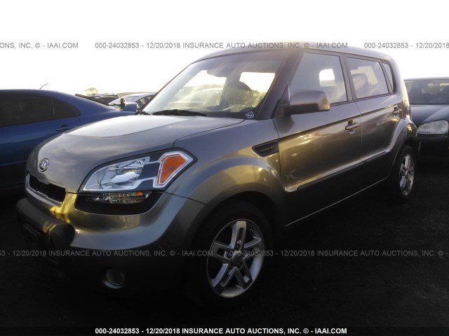 KNDJT2A26B7301843 - 2011 KIA SOUL +/!/SPORT GRAY photo 2