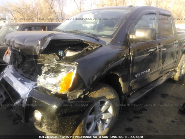 1N6BA0EC6DN301564 - 2013 NISSAN TITAN S/SV/SL/PRO-4X BLACK photo 2