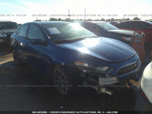 1C3CDFBA9DD328630 - 2013 DODGE DART SXT BLUE photo 1