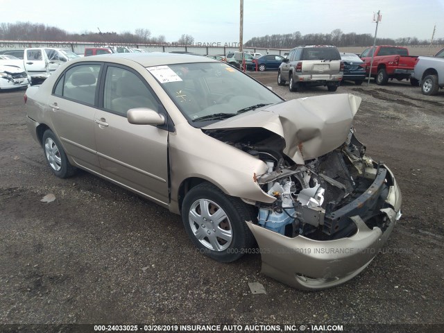 1NXBR32E06Z593641 - 2006 TOYOTA COROLLA CE/LE/S GOLD photo 1