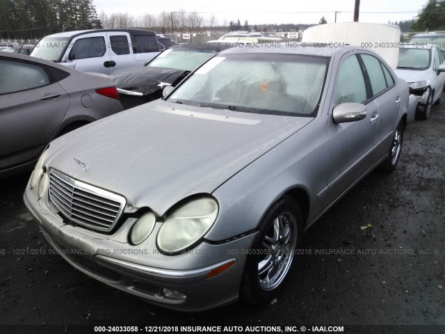 WDBUF65J73A265886 - 2003 MERCEDES-BENZ E 320 SILVER photo 2