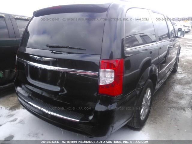 2A4RR8DG9BR733573 - 2011 CHRYSLER TOWN & COUNTRY TOURING L BLACK photo 4