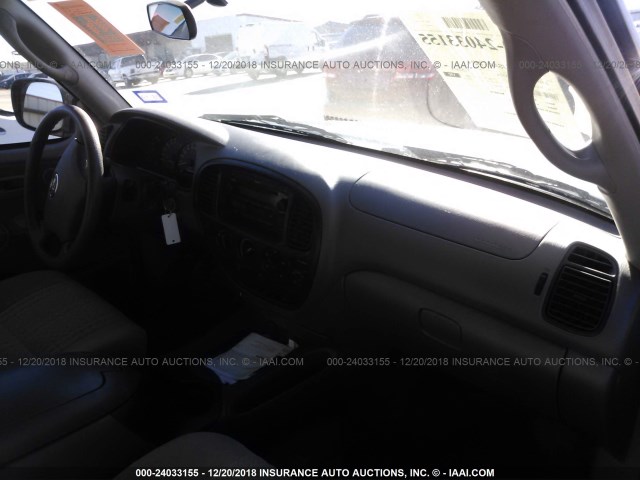 5TBRT341X3S406428 - 2003 TOYOTA TUNDRA ACCESS CAB SR5 BLACK photo 5