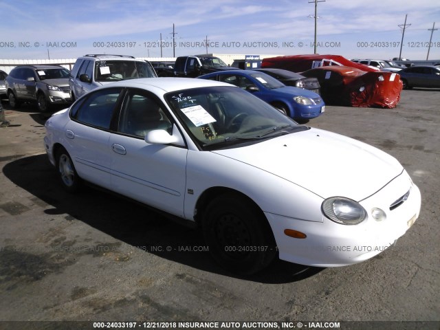 1FAFP53S4XA181727 - 1999 FORD TAURUS SE/COMFORT/SPORT WHITE photo 1